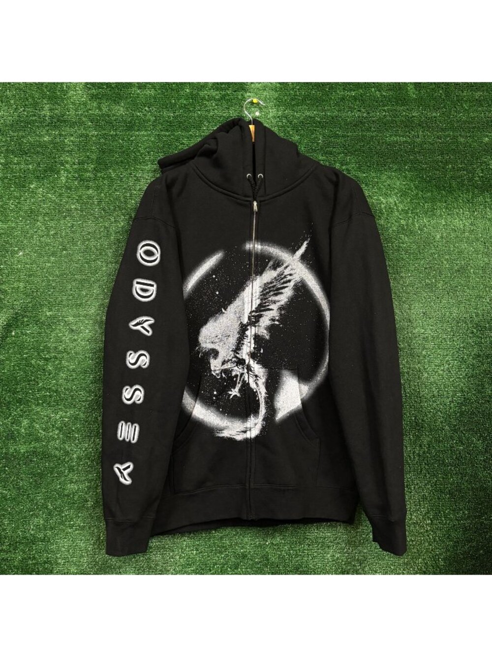 DJ Illenium Odyssey Album Oversized Zip-Up Hoodie Size Medium